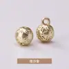 Botões Metálicos Redondos Costurados à Mão com Contas, Botões Estilo Chinês, Traje Tang, Hanfu, Cheongsam Estilo Antigo, Botões Costurados à Mão, Jinda