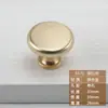 Manija de Puerta de Gabinete Oro Nórdico Negro Extendida Cajón de Armario Zapatero Manija Pequeña Cabeza Redonda Sólida Manija de Gabinete