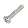 Tornillos de Acero al Carbono Templado Niquelados con Arandelas, Cabeza Plana con Arandelas, Tornillos Electrónicos Pequeños M2M2.5M3