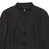 Nueva moda femenina transfronteriza europea y americana: blazer, falda corta, de manga larga, cuello mao, dobladillo