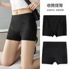 S635 Shorts de Segurança Feminino de Cintura Alta com Controle de Barriga e Levanta Bumbum Leggings Esportivas de Yoga Sem Costura Pele de Tubarão Anti-Exposição
