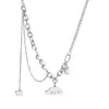 Collar de Perlas Estilo Chica Dulce y Fresca Picante para Mujer, Diseño de Nicho de Lujo Ligero, Cadena para Clavícula de Perlas de Colores, Cadena para el Cuello Versátil y Elegante