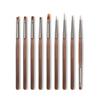 Pluma de uñas japonesa, pincel, pluma de barrido, pluma de construcción, varilla semitransparente, pluma de línea pintada para fototerapia, pluma con degradado, venta directa de fábrica