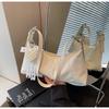Bolsa Feminina de Grande Capacidade Transfronteiriça, Versátil para o Verão, Nova Bolsa Transversal de Nicho 2026, Estilo Coreano, Bolsa de Ombro Único, de Axila, Estilo Dumpling