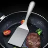 Espátula Pequeña para Freír de Acero Inoxidable Plana para Restaurante Hogareño Espátula para Bistec Espátula para Hotcakes Espátula Especial para Tiramisú Espátula para Teppanyaki