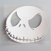 Calcomanías para coche transfronterizas Cabeza de calabaza de Halloween Cráneo de terror Jack Jack Calcomanías para coche Calcomanías reflectantes para carrocería