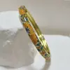 Pulseira de Esmalte Fino Cloisonné 0,6 mm, Pulseira de Esmalte Cloisonné Estilo Novo, Pulseira de Esmalte Cloisonné com Gotejamento de Óleo Transfronteiriça