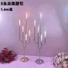 Accesorios de boda luces guía de carretera arte de hierro galvanizado cuentas afiladas de boda bola de brote decoración de diseño de escenario de boda luces guía de carretera