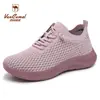Sapatos Femininos Western Camel, Sapatos Casuais de Poliuretano, Estilo Casal, Sapatos Single Respiráveis em Fly-Knit, Solado Macio, Sapatos Femininos Leves