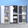 Gabinete de Caja Fuerte Digital de Acero Huella Dactilar Contraseña Gabinete de Archivos Oficina Gabinete de Archivos Financieros Cerradura de Tesoro Nacional Gabinete Bajo de Hierro