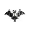 Atacado de Fabricante Retro Estilo Halloween Punk Aranha Cabeça de Fantasma Acessórios Pingente DIY Acessórios de Joalheria Pingente de Liga