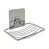 Porta jabón Montado en la pared Sin taladro Baño Acero inoxidable Almacenamiento de jabón y Rejilla de drenaje 2026 Modelo Nuevo