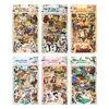 Serie Club de Patitas Lindas Dibujo Animado Original Troquelado Mascota Paquete de Pegatinas Impermeables Transfronterizo Vintage Pegatinas para Diario
