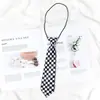 Venta al por mayor de fábrica Estilo Japonés Rayado Elástico para el Cabello Corbata Impresa Pequeña para Niños Niños Estudiantes de Primaria Actividad Grupal Corbata Decorativa