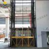 Elevador de carga con escalera de rejilla personalizado especial, plataforma elevadora hidráulica eléctrica para taller, escalera de carga con guía de 10 toneladas