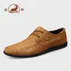 Zapatos de hombre Gongyang de piel de vaca de primera capa, forro de felpa, engrosados, suela blanda, cálidos zapatos casuales de cuero, zapatillas de cuero genuino para hombre