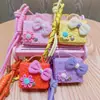 Cartera de Cuero Original para Monedas Bolsa para Auriculares Bluetooth Colgante Serie Miu Llavero Bolsa Pequeña de Regalo de Gama Alta