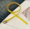 Cinturón Amarillo Dopamine Niche Estilo Y2K Americano para Mujer Alta Gama Estilo Milenial con Faldas Jeans Accesorios de Cinturón