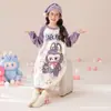 Bata de franela para niñas de otoño e invierno, Bata familiar para niños, Pijama grueso y largo, Ropa de casa para niños y bebés
