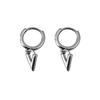 Aretes con Diseño de Nicho Sentido Avanzado de Brillo en Forma de V Pendientes Modernos Simples Temperamento Estilo Frío Distintivo Hebilla de Oreja Moda Versátil Oreja