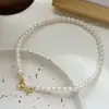 Collar de Perlas de Vidrio con Lazada Estilo Lujo de Nicho con un Diseño Elegante y Sofisticado, Cadena Versátil para Clavícula y Cadena para el Cuello