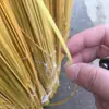 Estudante DIY Dever de Casa Artesanal Tiras de Bambu Materiais de Tecelagem de Bambu Tiras Finas de Bambu Casca de Bambu Tecelagem de Bambu Jardinagem Arranjo de Flores Tecelagem de Bambu