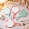 Espejo de Plástico, Espejo de Maquillaje, Espejo de Maquillaje Portátil para Dormitorios de Estudiantes, Espejo de Mano, Espejo de Maquillaje Plegable, Espejo Pequeño