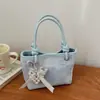 Primavera 2026 Nuevo Estilo Personalizado de Moda Nicho Diseño Texturizado Bolso Cubo Moda Coreana Bolso de Hombro Simple