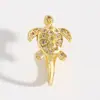 Venda Quente Transfronteiriça Criativo Nariz Clipe Nariz Ornamentos para Homens e Mulheres Europeu e Americano Cobre Incrustado Zircon Flor Amor Nariz Ornamentos Punção-livre Jóias