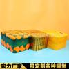 Caja de Lata Rectangular de Doble Capa para Empaque de Galletas con Borde Enrollado y Sello Termoencogible, Empaque de Regalo, Empaque para Alimentos de Masa de Hojaldre de Huevo, Sellado