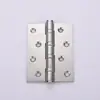Bisagra plana de acero inoxidable con rodamiento de 4 pulgadas para puerta de madera bisagra de hoja suelta bisagra silenciosa de acero inoxidable bronce engrosada plegable