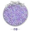 8mm de vidro gelo transparente dupla talão de tinta florescendo contas de ouro DIY artesanal colar pulseira jóias acessórios contas soltas