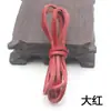 Accesorios para Joyería DIY Materiales Cordón Plano Redondo de Cuero Pulsera para Mascotas Collar Cadena para Suéter 3 mm de Ancho