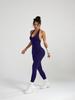 Mono Sexy de Corpiño sin Espalda de Alta Elasticidad sin Costuras, Ajustado, de Secado Rápido, para Correr, Deportes, Fitness, Yoga, con Almohadillas en el Pecho