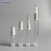 Muestra AS en stock loción en spray crema para ojos botella al vacío 5ml 10ml 15ml botella de prueba de maquillaje botella recargable de viaje