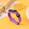 En stock Venta al por mayor Reloj electrónico LED de luz blanca de dibujos animados lindo impermeable Reloj deportivo de pulsera táctil para estudiantes de primaria y secundaria