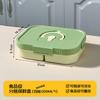 Caja de Almacenamiento para Compartimento Doméstico de Refrigerador Estilo Japonés, Caja para Carne Congelada Apta para Microondas, Fiambrera para Frutas para Exteriores