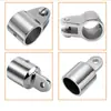 Acero inoxidable 316 abrazadera de manguito deslizante simple manguito deslizante herrajes marinos accesorios para yates soporte fijo junta de tubería pesada