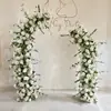 Arco de Ferro Forjado Pós-Casamento Suporte de Flores Chifre de Touro Porta Chifre de Carneiro Decoração de Casamento ao Ar Livre Arco Porta de Casamento