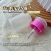 Nail art press garrafa vazia removedor de esmalte removedor de esmalte líquido de limpeza sub-engarrafado tampa preta com trava pressione garrafa ferramenta de arte do prego
