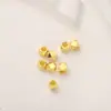 Materiais DIY para Pulseiras: Cobre Banhado a Ouro, Rombus Poligonal Geométrico Multifacetado, Acessórios para Joias Artesanais DIY