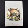 Pegatinas para cajas acrílicas planas en stock de diversas regiones del país, recuerdos de ciudades turísticas, regalos culturales y creativos, estilo personalizado, uso universal