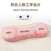 Almohada Cervical de Cáscara de Alforfón Entero Almohada Dura Hilo de Doble Capa Algodón para Dormir Almohada Pequeña Redonda Individual Almohada de Hueso para el Cuello de Alforfón Amargo