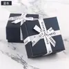 Caixa de embalagem para anel caixa de papel para pingente caixa de joias laço caixa de presente caixa de armazenamento para brincos de alta qualidade caixa de exibição