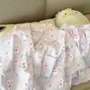 Pijama Macio e Fofo Estilo Princesa Coelho da Lua para Mulheres, Conjunto de Duas Peças com Shorts de Manga Curta para o Verão, Roupa Casual para Casa Feminina