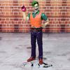 Super-herói Justiça United Meng Steel Bones Batman Batalha Superman Móvel Modelo Boneca Ornamentos