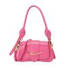2024 Primavera e Verão Novo Design de Nicho Simples Bolsa Feminina All-match Um ombro Axilas Bolsa Crocodilo Padrão Pequeno Quadrado Bolsa Crossbody Bolsa