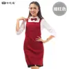 Delantal de Trabajo a Prueba de Aceite de Cocina de Moda Estilo Coreano Delantal de Camarero con Logo