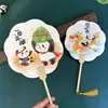 Abanico del Festival del Bote del Dragón, Abanico Panda Cultural y Creativo, Abanico Zongzi Creativo Dibujado a Mano de Dibujos Animados, Abanico de Regalo para Eventos de Empresa