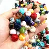 10x15mm Transfronterizo Acrílico Imitación Jade Dos Tonos Degradado Nube Cuentas Espaciadoras Cadena de Pulsera Accesorios de Joyería